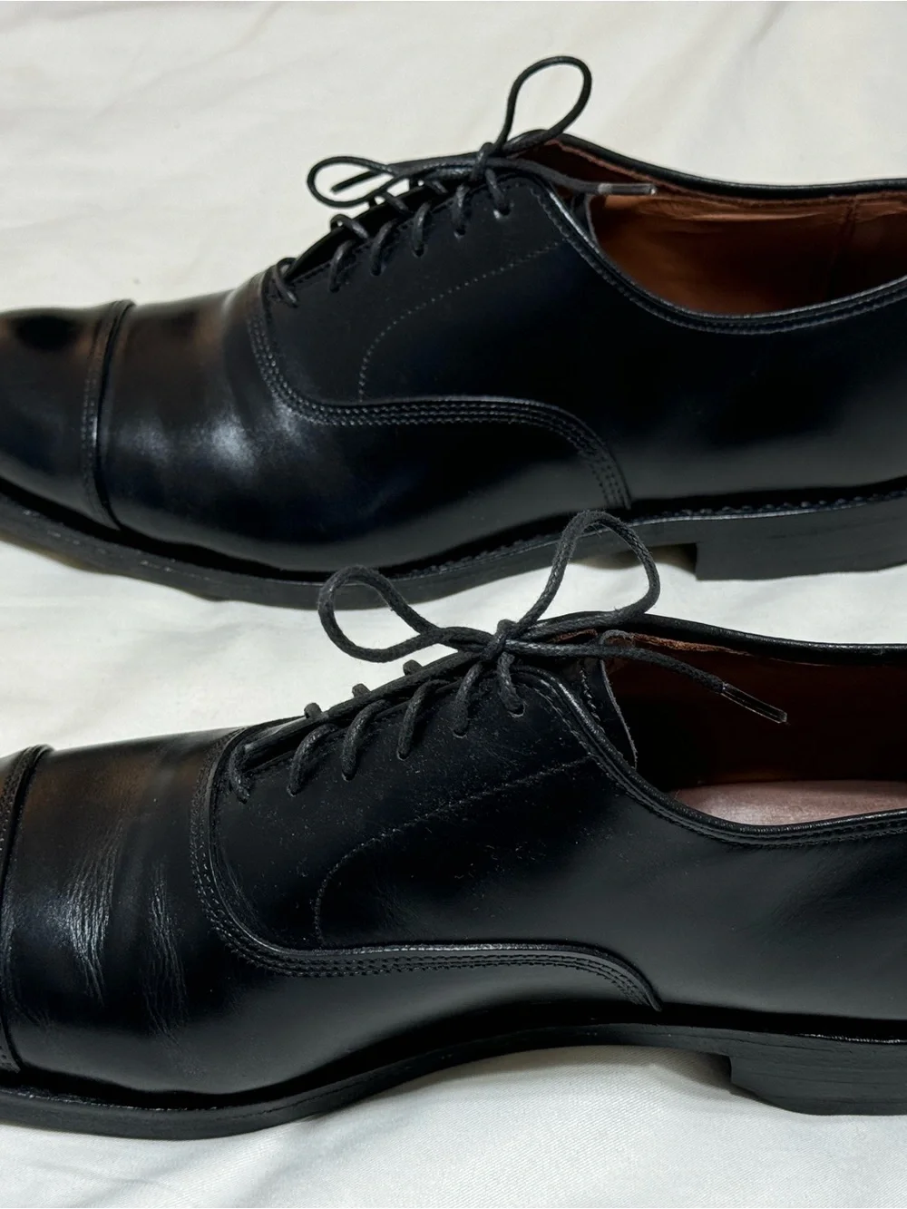 Allen Edmonds Park Ave (Black) Cap-Toe Oxford dress shoes